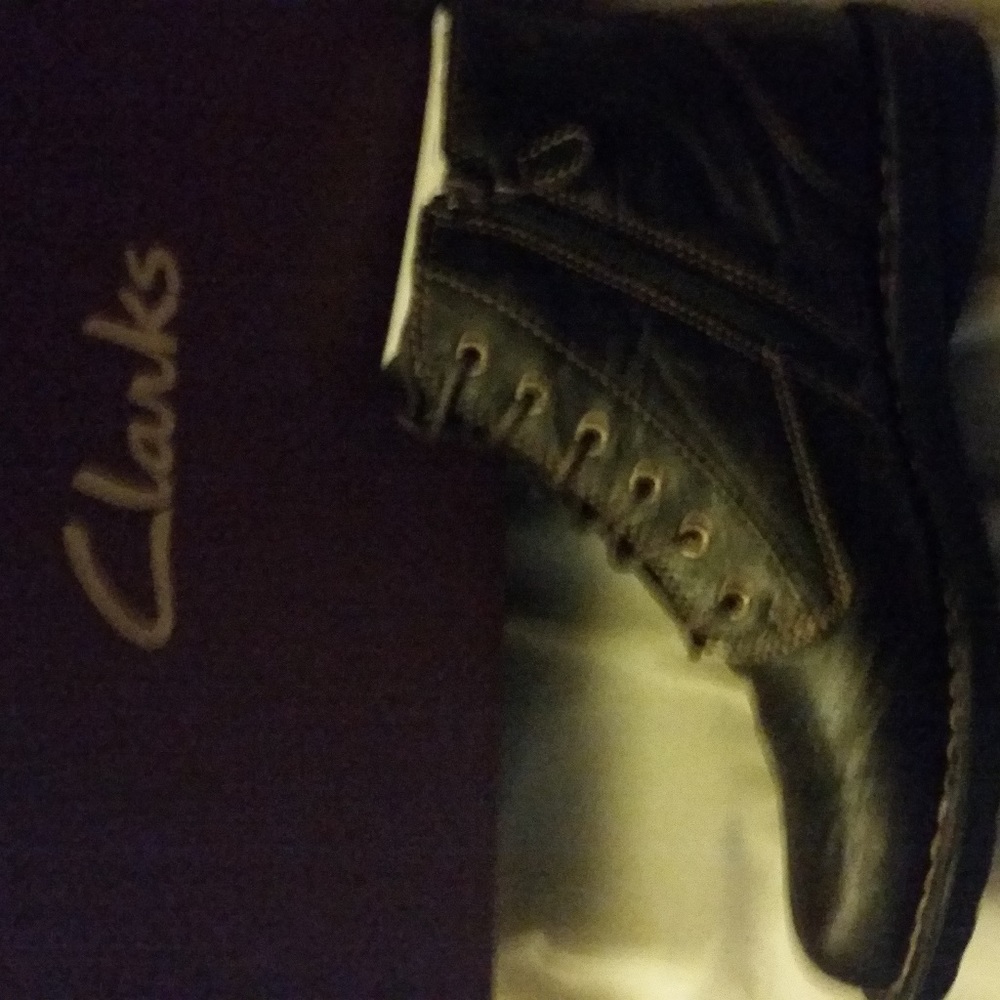 Clarks Leather booties